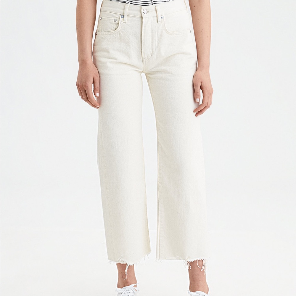 Wide leg crop Jean